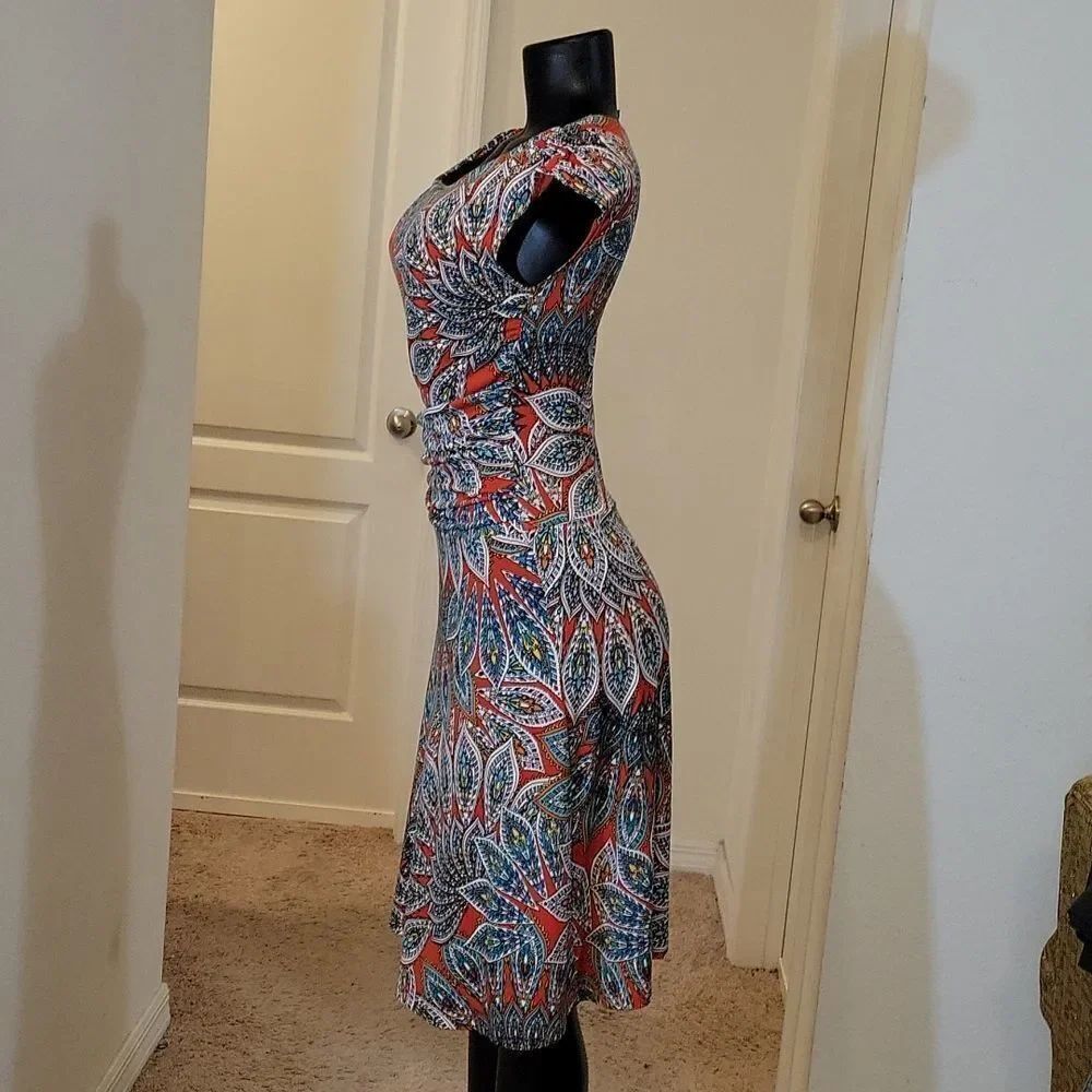 ENFOCUS STUDIO SLEEVELESS MULTI-COLOR DRESS - Picture 6 of 14